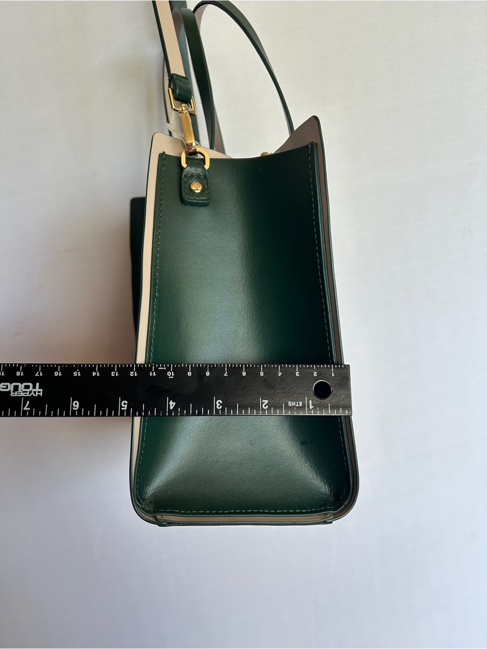 Kate Spade Arbour Hill Small Elodie leather bag green emerald gold crossbody - Picture 9 of 16